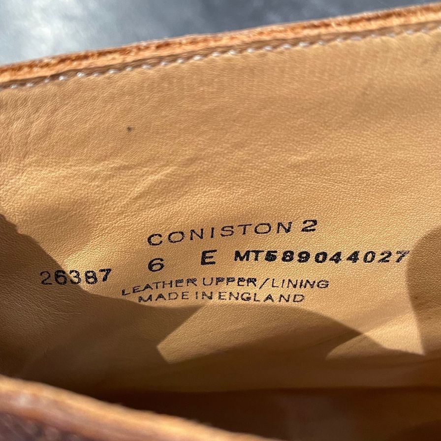 【CROCKETT&JONES CONISTON2】クロケット&ジョーンズ コニストン2 カントリーブーツ グレインレザー ブラウン サイズ UK6E 375ラスト