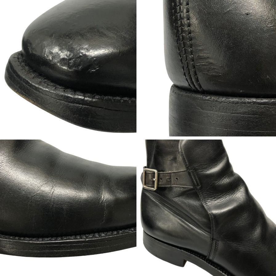 【CROCKETT&JONES】クロケット&ジョーンズ ブーツ カーフ ブラック(黒) サイズ UK6.5E ラスト