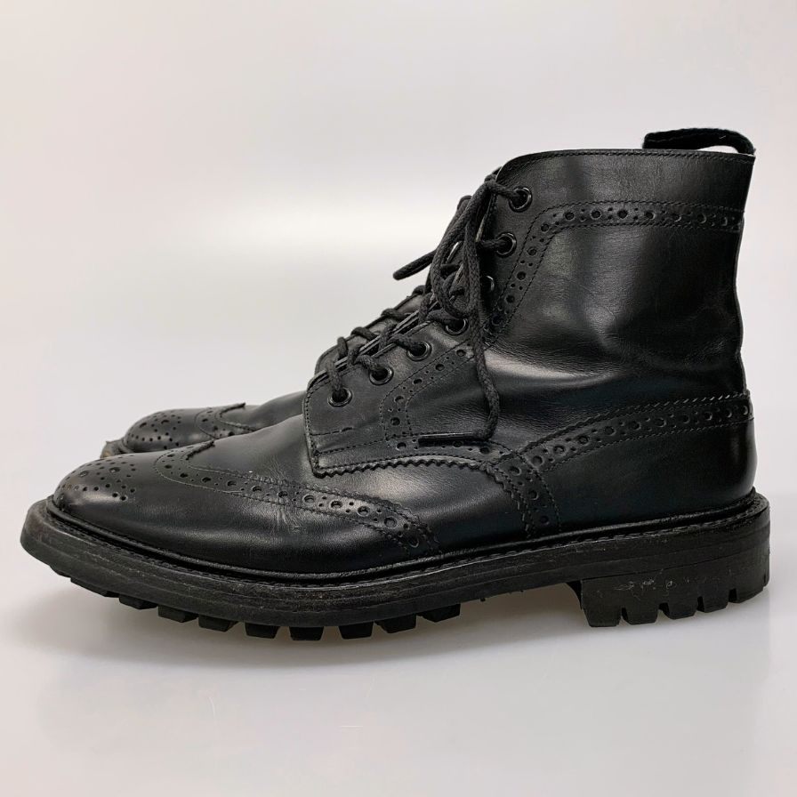 【Tricker`s】トリッカーズ M2508 ブーツ カーフ ブラック(黒) サイズ 7ハーフ ラスト