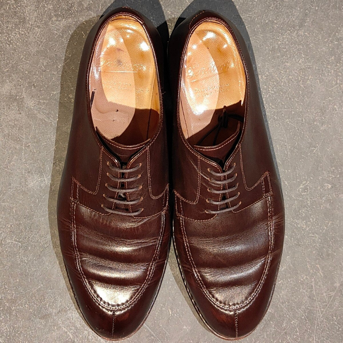 【PARABOOT】パラブーツ ルソー Uチップ カーフ カフェ サイズ UK7