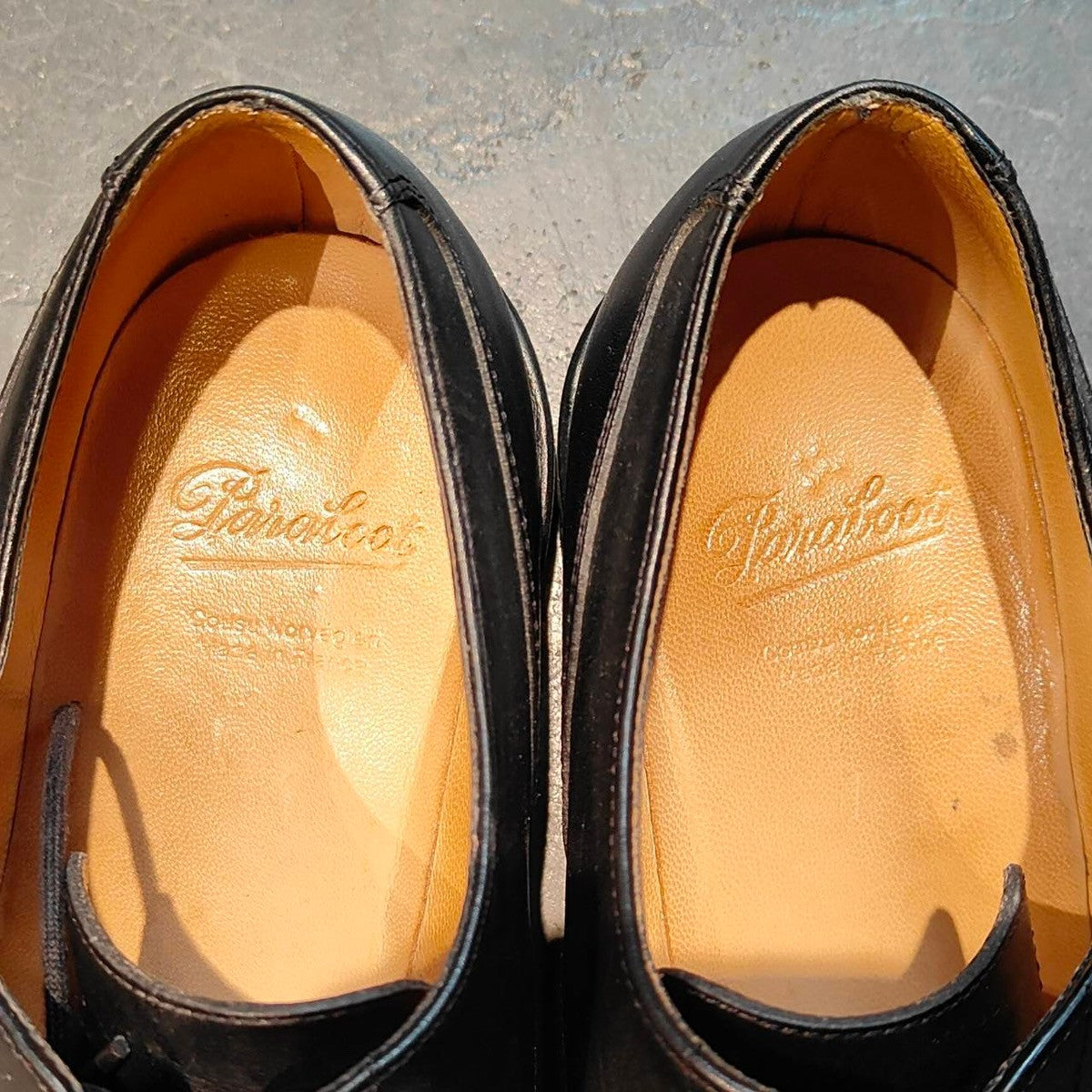 【Paraboot】パラブーツ シャンボード Uチップ カーフ ブラック サイズUK9 定価¥96,800-
