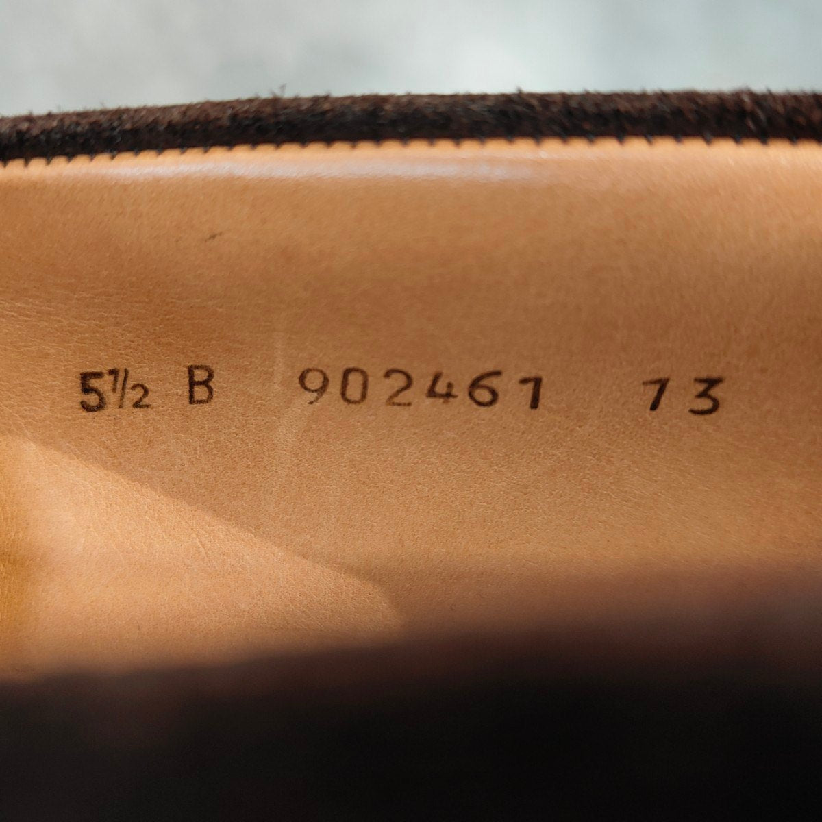 新品未使用 【J.M.WESTON】ジェイエムウエストン 旧旧ロゴ 180 シグネチャーローファー スエード ブラウン 5.5B 定価¥151,800-