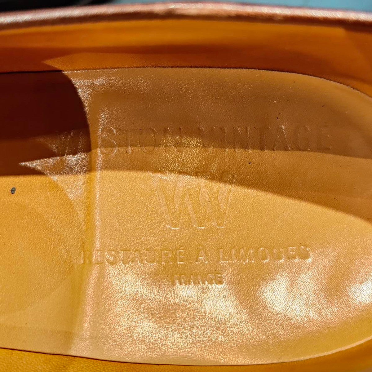 【J.M.WESTON】ジェイエムウエストン ウエストンヴィンテージ シグネチャーローファー 180 カーフ ブラウン系 サイズ 7C 41ラスト