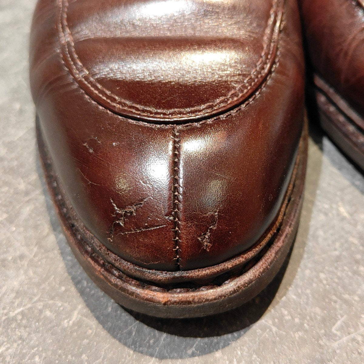 【PARABOOT】パラブーツ ルソー Uチップ カーフ カフェ サイズ UK7