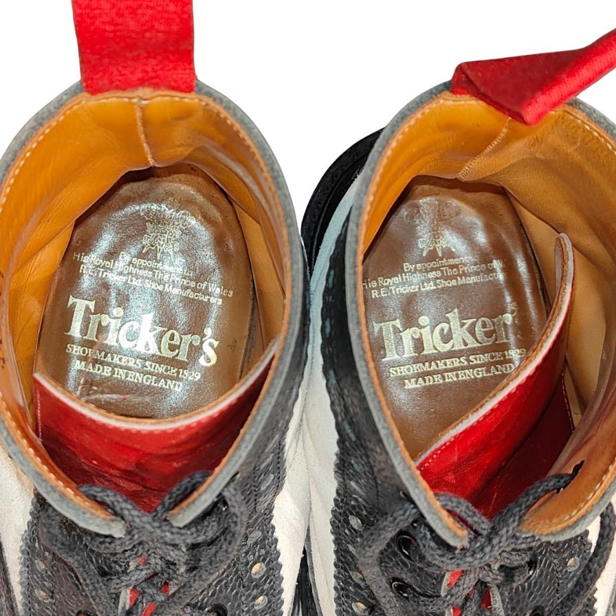 【Tricker’s】トリッカーズ M2508 ブーツ レザー、カーフスエード マルチカラー(複数色) サイズ UK6.5 ラスト