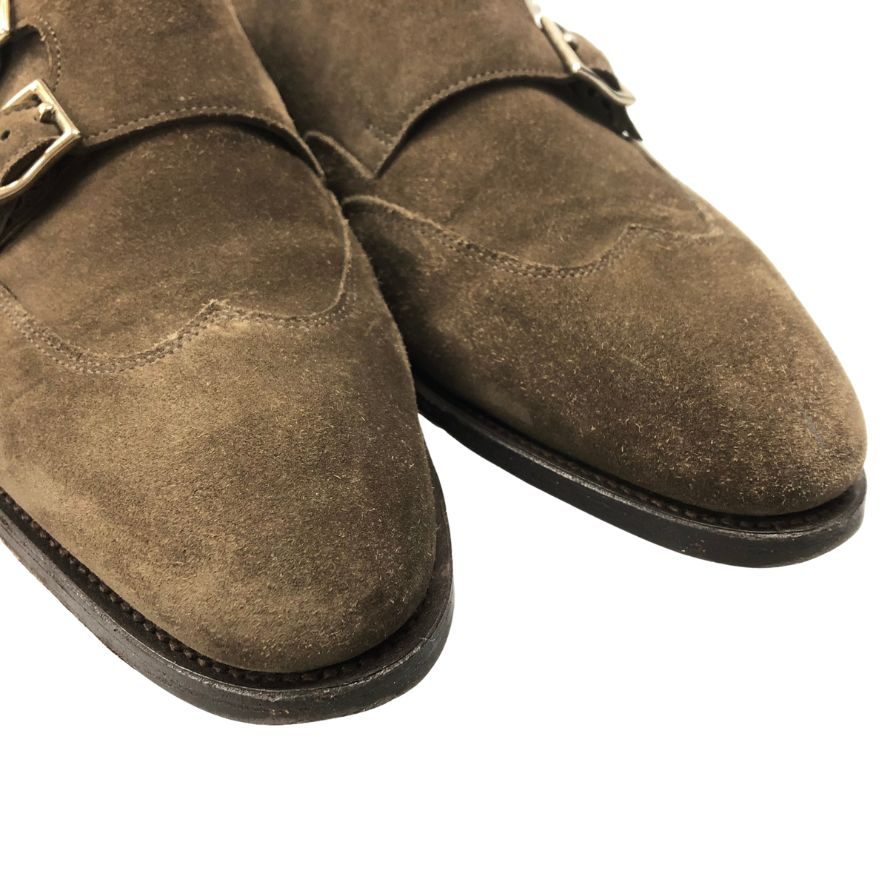 【John Lobb】ジョンロブ ビジネスシューズ スエード ブラウン(茶系) サイズ 6E 7000ラスト