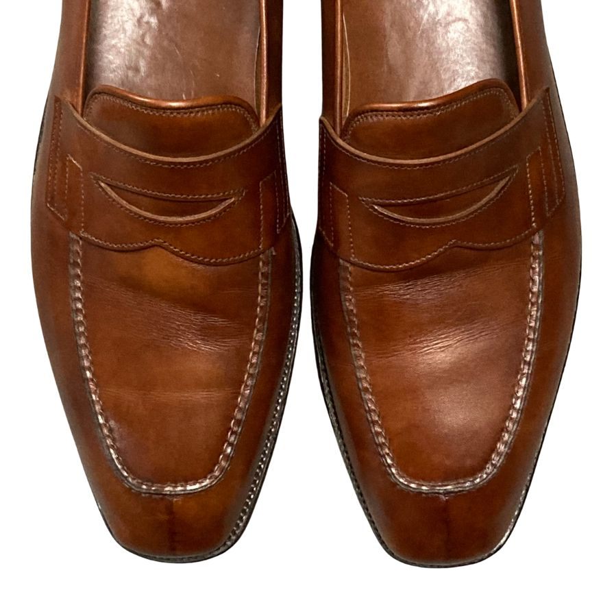 【JOHNLOBB】ジョンロブ ローファー カーフ ブラウン(茶系) サイズ 9E ラスト