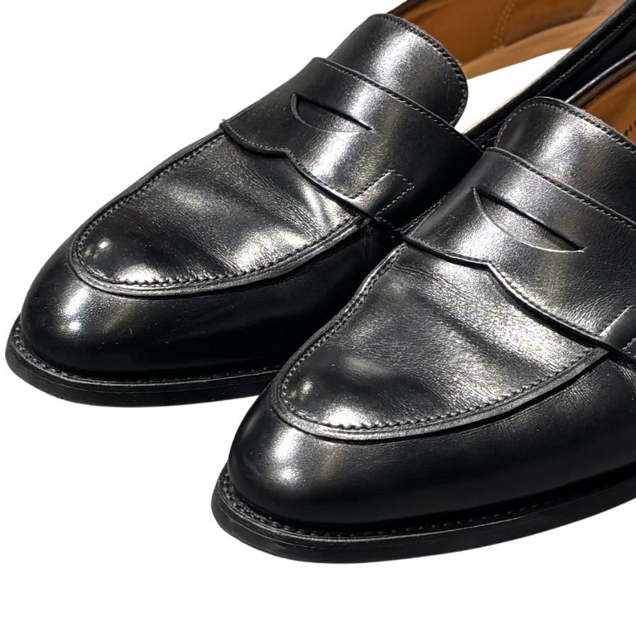 【CROCKETT&JONES】クロケット&ジョーンズ 6414 ローファー ブラック(黒) サイズ UK9E ラスト