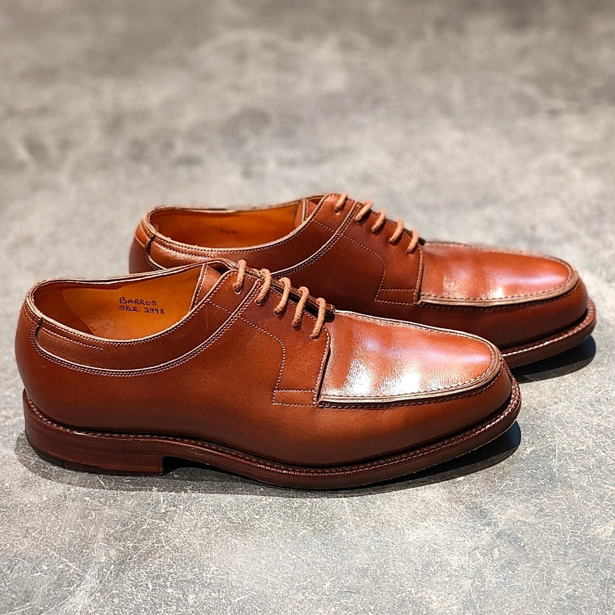 希少 極美品【JOHN LOBB】ジョンロブ バロス Uチップ カーフ ブラウン サイズUK5.5E 2998ラスト