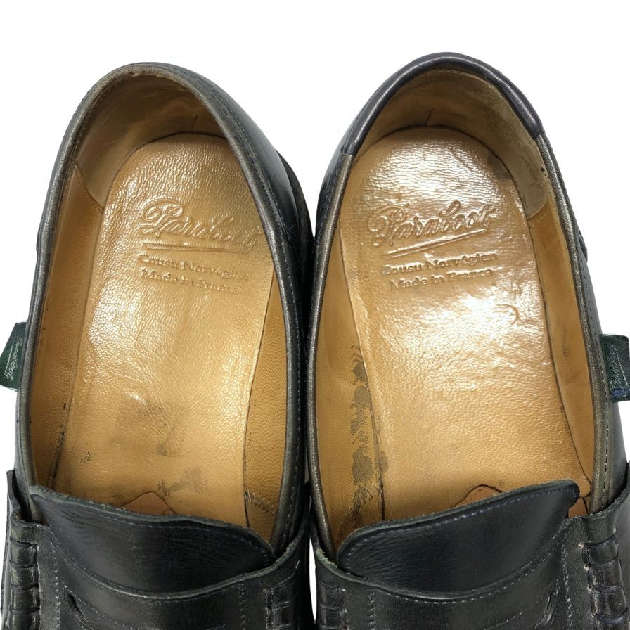 【PARABOOT】パラブーツ ローファー レザー ブラック(黒) サイズ 8 ラスト