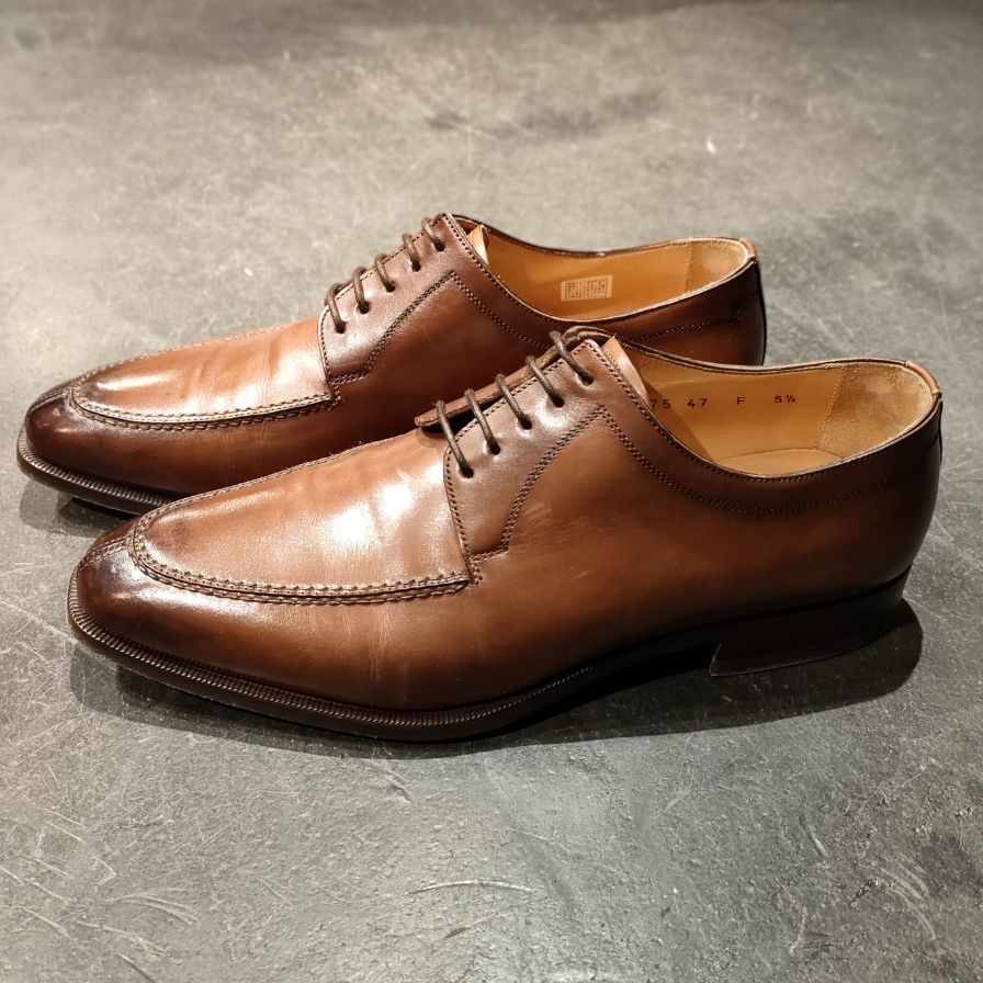 【Santoni】サントーニ 9475 Uチップ ブラウン サイズUK7