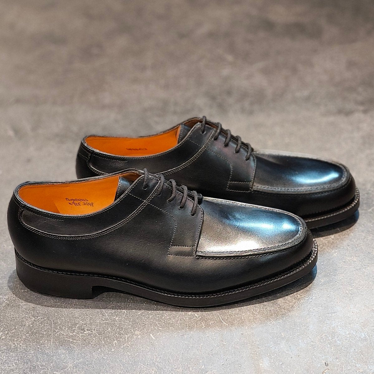 希少 茶箱 新品未使用【JOHN LOBB】ジョンロブ バロス Uチップ カーフ ブラック サイズUK6.5E 2998ラスト