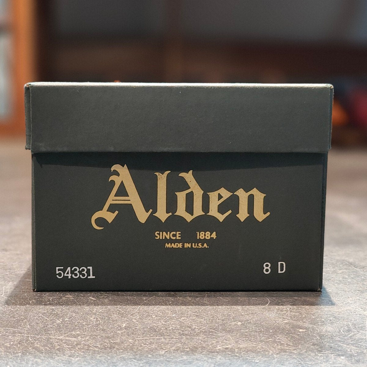 美品 【ALDEN】オールデン 54039 モックトゥ コードバン ブラック サイズUS8D モディファイドラスト
