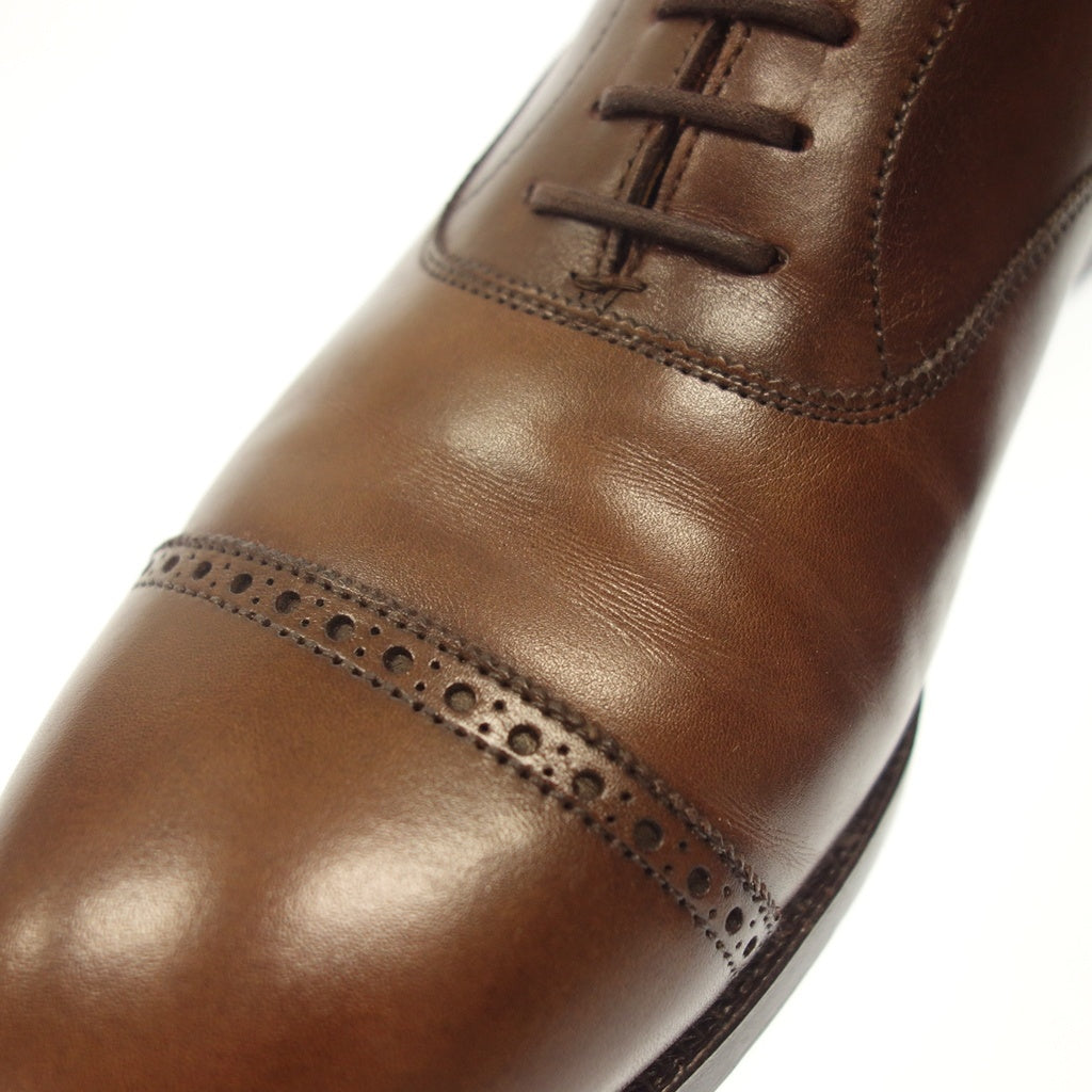 【CROCKETT&JONES】クロケット&ジョーンズ 9699 フェアフォード パンチドキャップトゥ カーフ ブラウン UK7E FAIRFORD