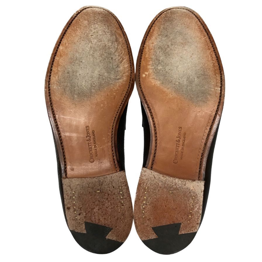 【CROCKETT&JONES】クロケット&ジョーンズ ローファー カーフ 木目 サイズ - ラスト