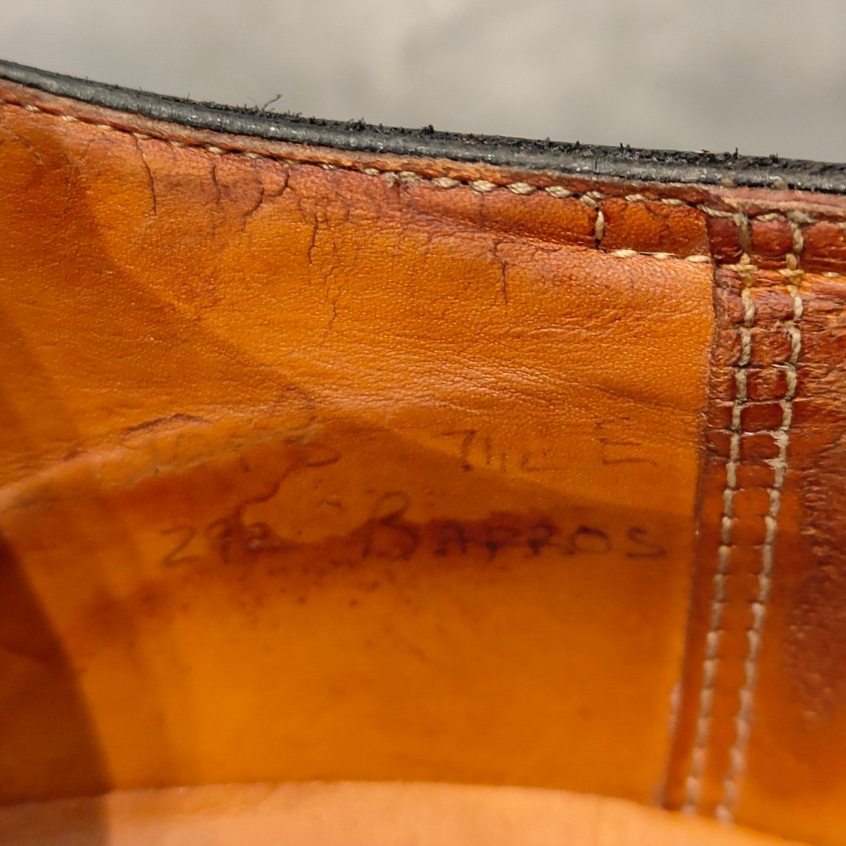 希少 【JOHN LOBB】ジョンロブ バロス Uチップ カーフ ブラック サイズUK7.5E 292ラスト