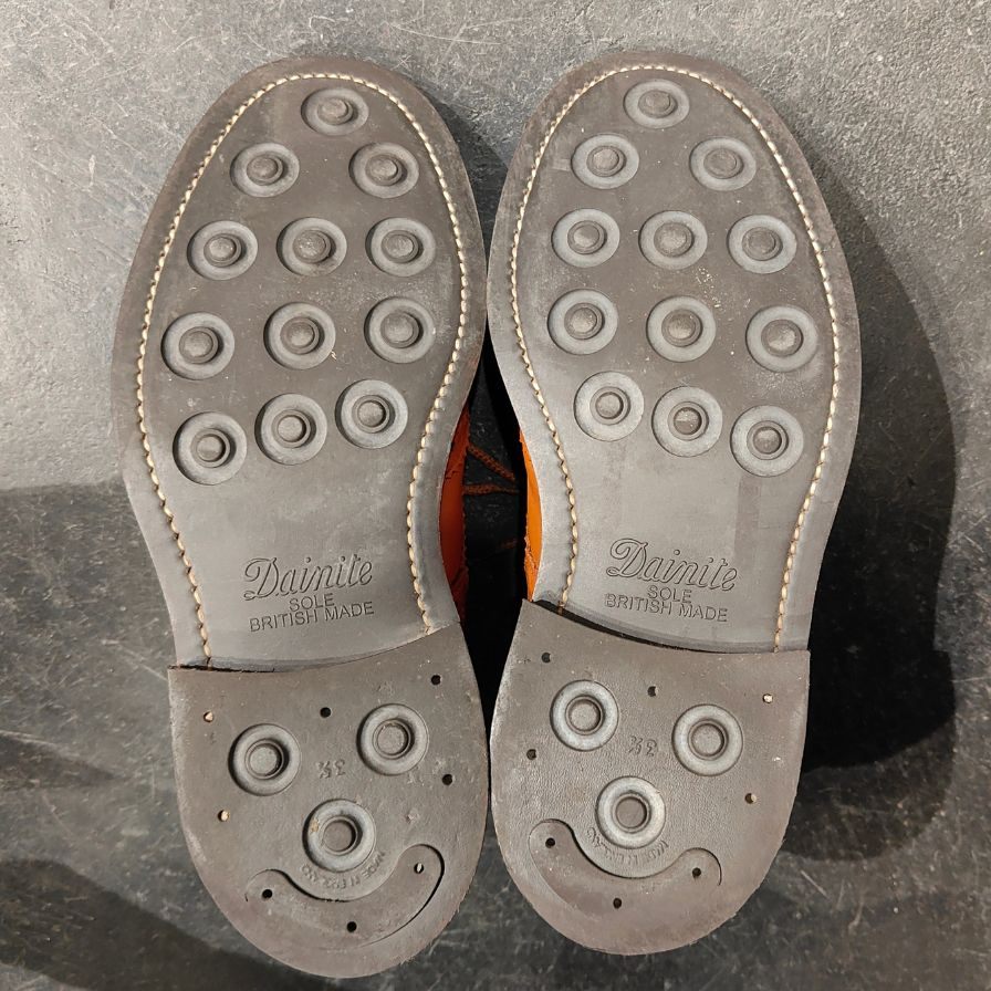 【Tricker’s】トリッカーズ ストウ ブーツ カーフ ベージュ サイズ UK6.5 参考定価¥132,000-