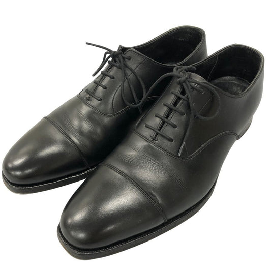 【CROCKETT&JONES】クロケット&ジョーンズ 29447 ビジネスシューズ ストレートチップ ブラック(黒) サイズ 6.5E 377ラスト