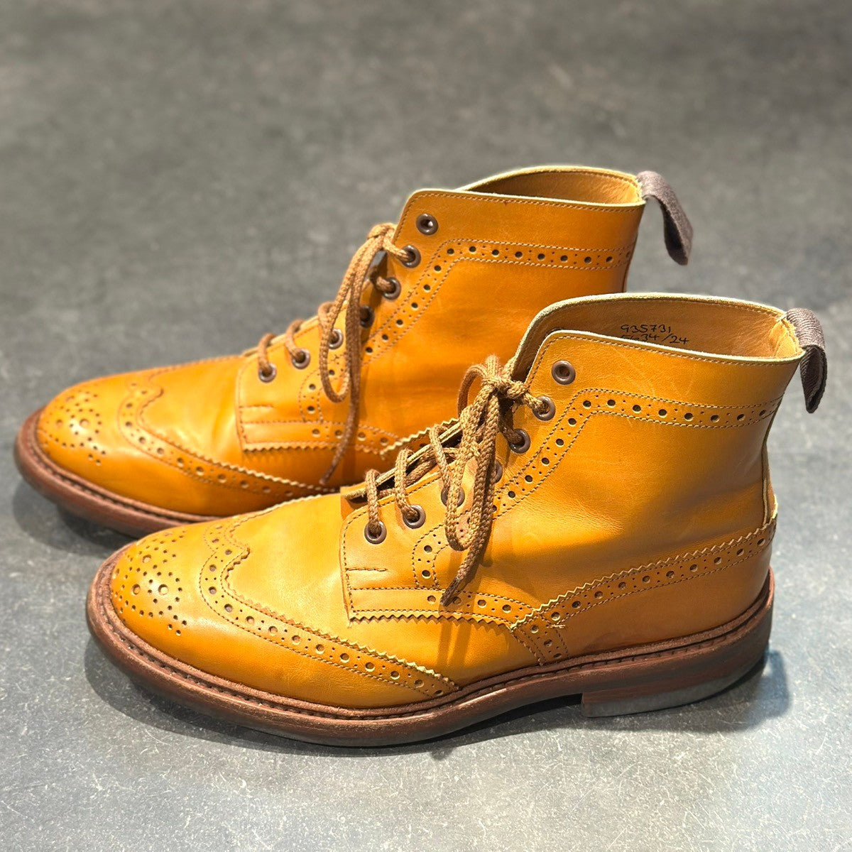 極美品【Tricker’s】トリッカーズ ストウ 5634 エイコンアンティーク サイズ UK7.5 4497Sラスト