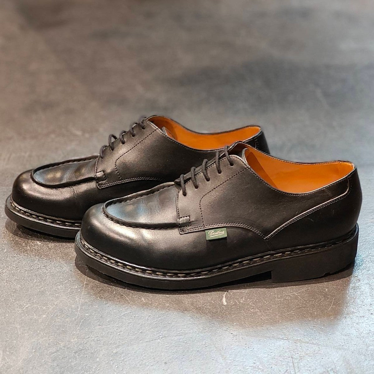 【Paraboot】パラブーツ シャンボード Uチップ カーフ ブラック サイズUK9 定価¥96,800-
