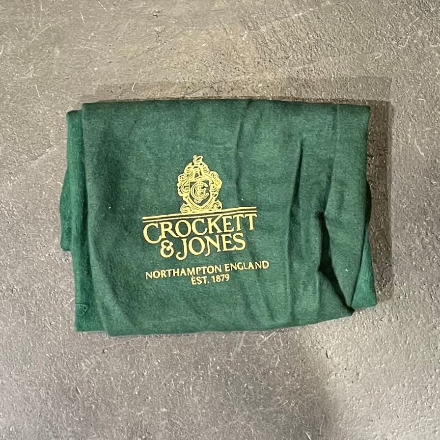 【CROCKETT&JONES】クロケット&ジョーンズ モールトン2 セミブローグ ブラック カーフ サイズ UK7E