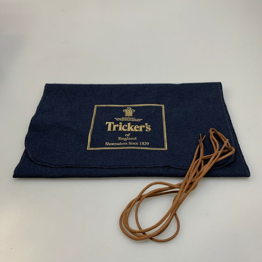 【オンライン限定】【Tricker's】トリッカーズ カントリーブーツ M5833 ウィングチップ スエード メンズ サイズ 8 ブルー系