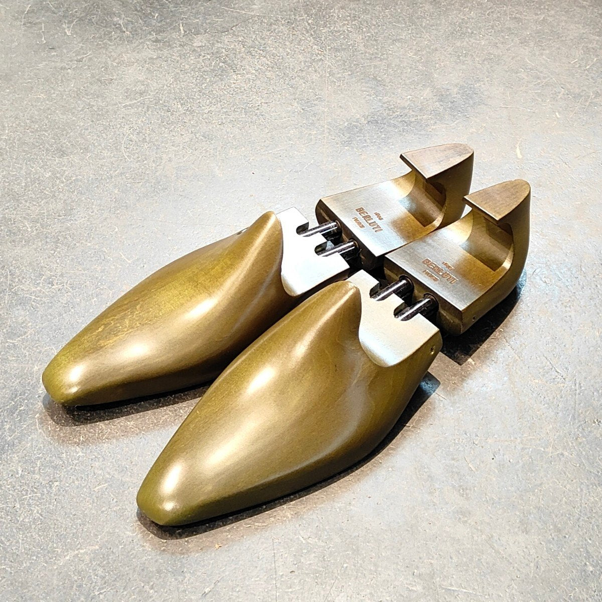 美品【BERLUTI】ベルルッティ 1213T アンディ カーフ パティーヌ ブラウン サイズ UK9