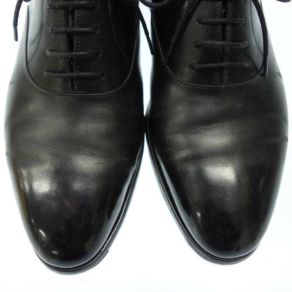 【JOHN LOBB】ジョンロブ ガルニエ 内羽根プレーントゥ カーフ ブラック サイズ UK8E 8695ラスト