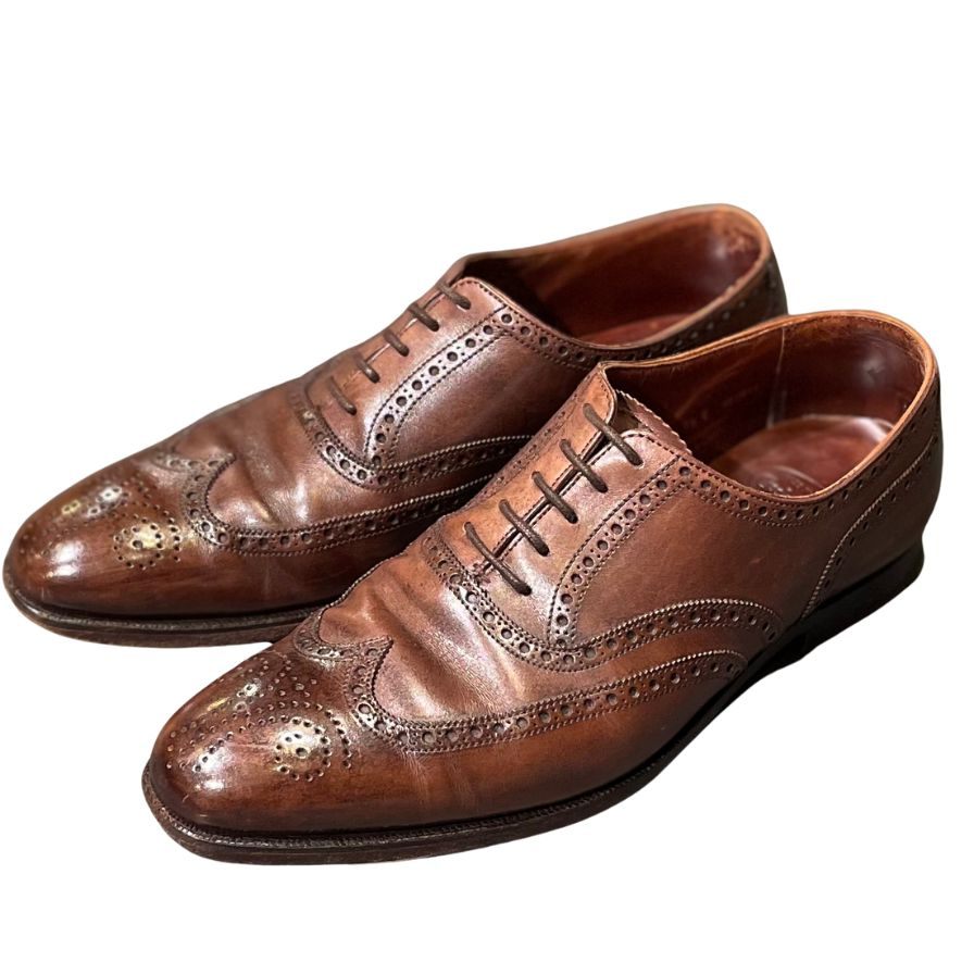 【Crockett&Jones】クロケット&ジョーンズ LA ビジネスシューズ ブラウン(茶系) サイズ UK7.5E ラスト