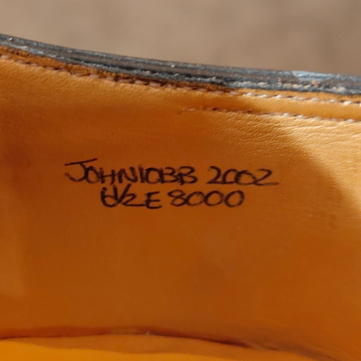 希少 使用数回 【JOHN LOBB】ジョンロブ 2002イヤーモデル ブラウン サイズ UK6.5E 8000ラスト
