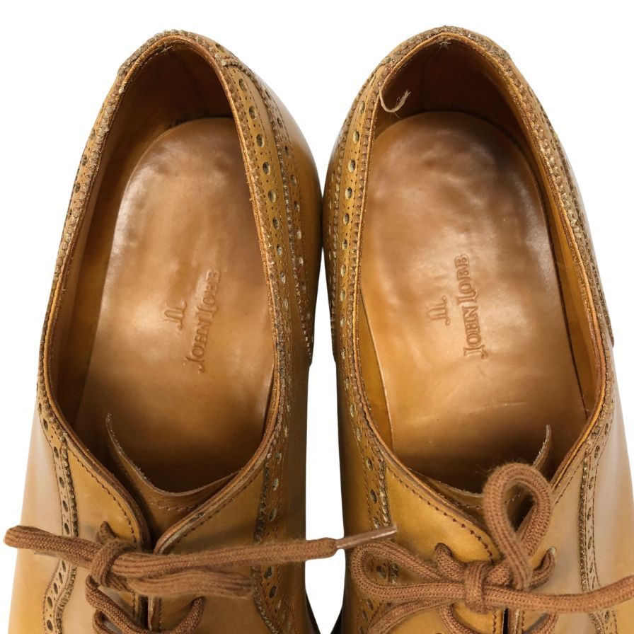 希少 茶箱【JOHN LOBB】ジョンロブ アデレード ライトブラウン サイズUK8E 8695ラスト