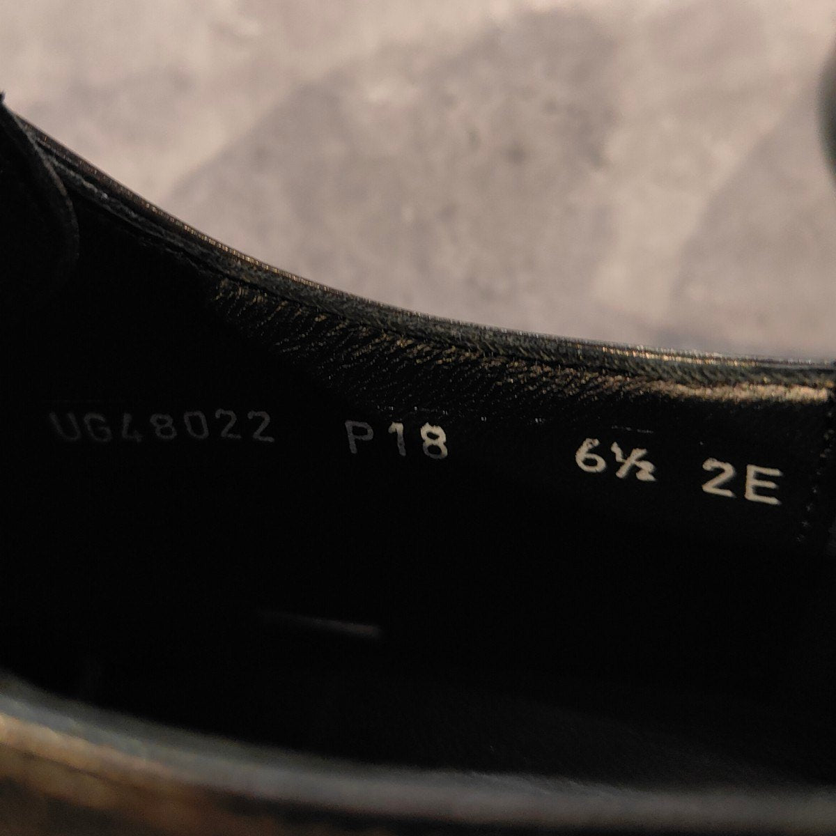 極美品【Salvatore Ferragamo】サルヴァトーレフェラガモ 48022 プレーントゥ カーフ ブラック サイズUK6.5EE