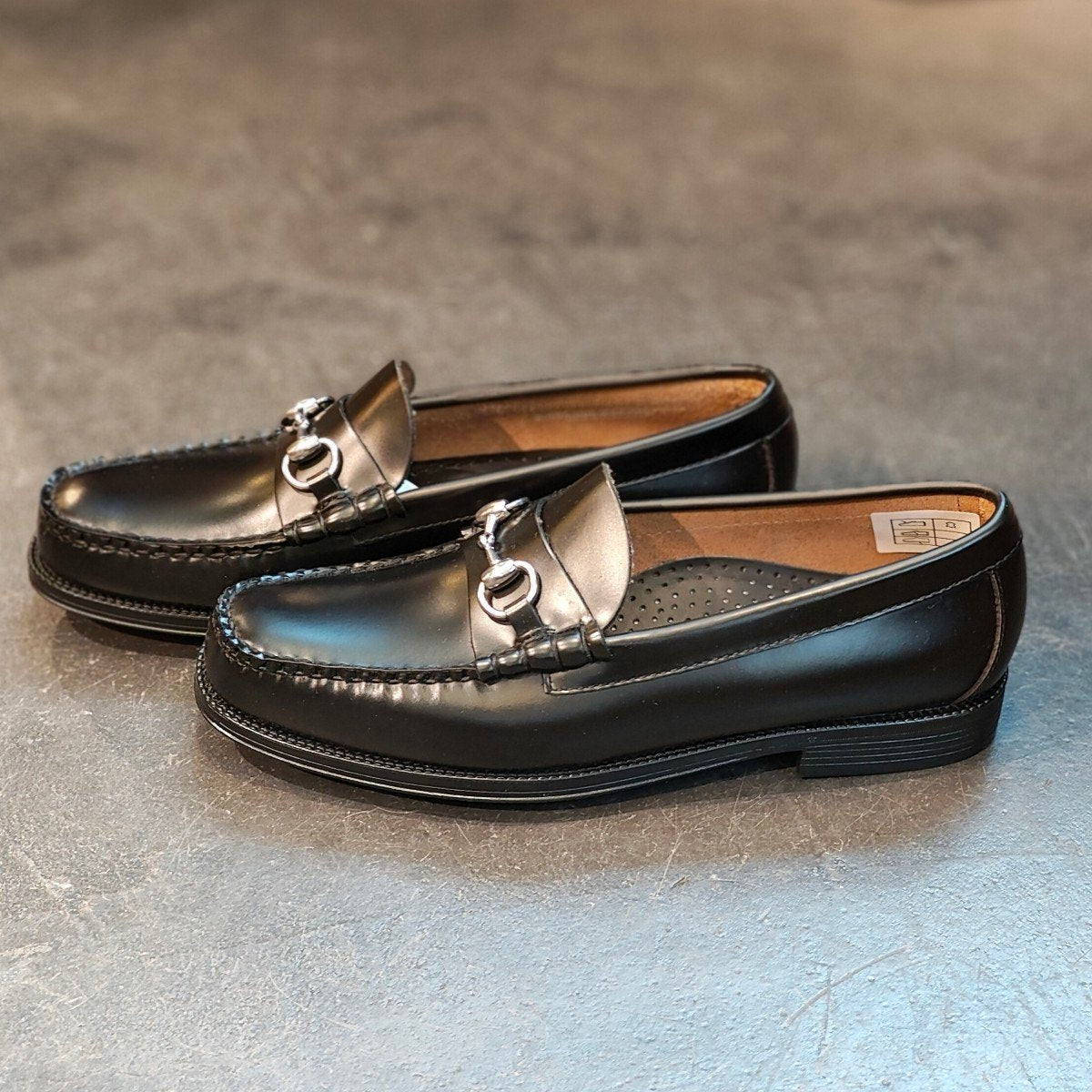 新品未使用 【G.H.Bass&Co.】ジーエイチバス 11775 リンカーン モックビットローファー カーフ ブラック サイズ US9 定価¥27,500-