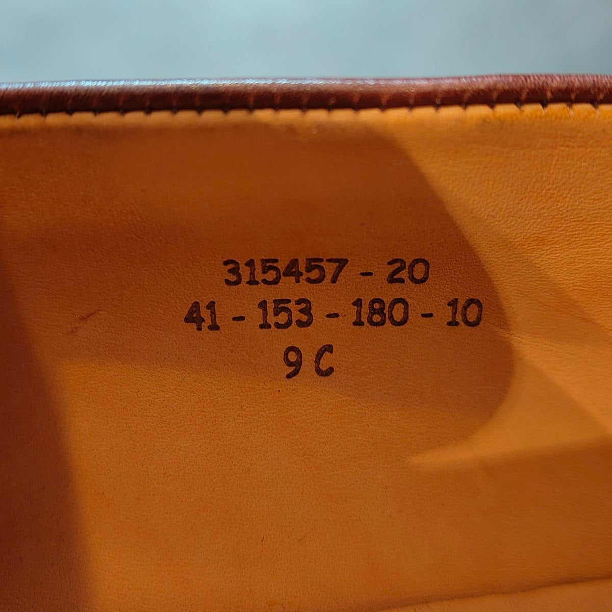 希少 新品未使用【J.M.WESTON】ジェイエムウエストン 180 シグニチャーローファー ボックスカーフ レッドエトラスコ サイズ UK9C 41ラスト 定価¥156,200-