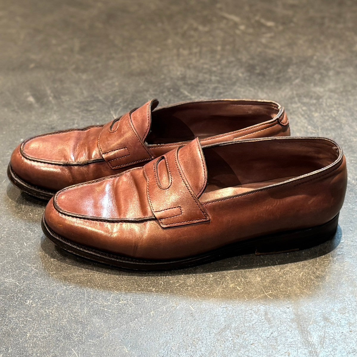 【JOHN LOBB】ジョンロブ ロペス カーフ ブラウン サイズ UK5.5相当 参考定価¥269,500-
