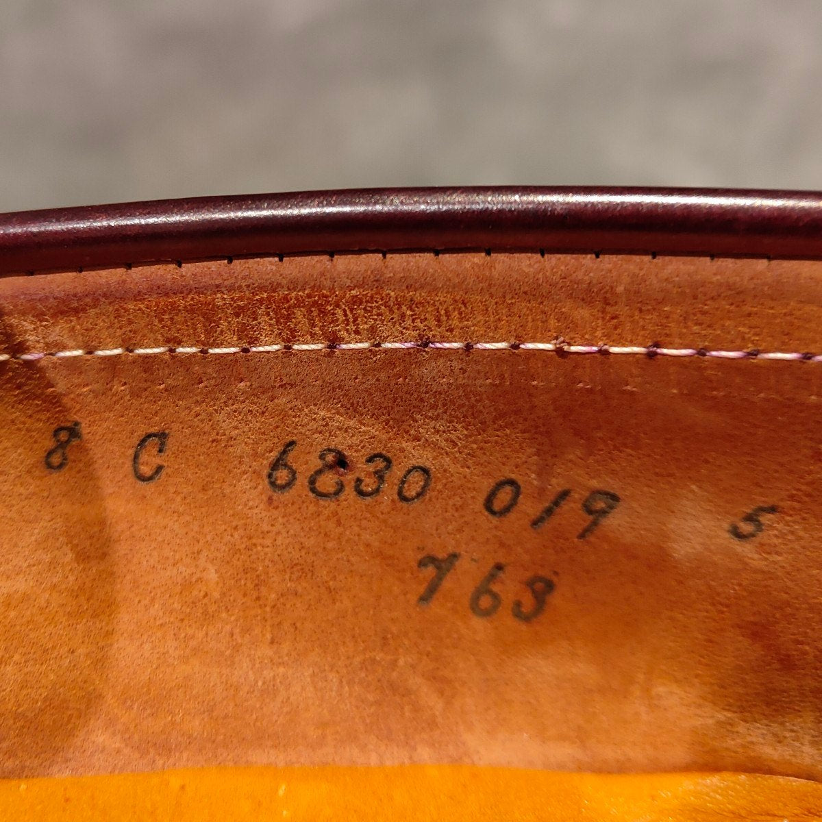 希少 極美品【ALDEN】オールデン×ブルックスブラザーズ 763 ペニーローファー アンラインド コードバン ダークバーガンディ サイズ US8C バンラスト