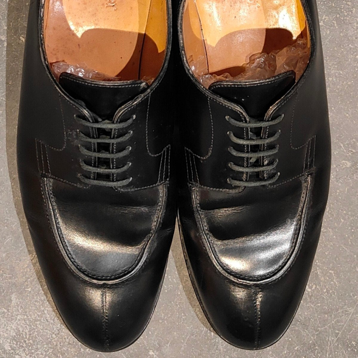 【JOHN LOBB】ジョンロブ ノルウェイ Uチップ カーフ ブラック サイズ UK9E 5495ラスト