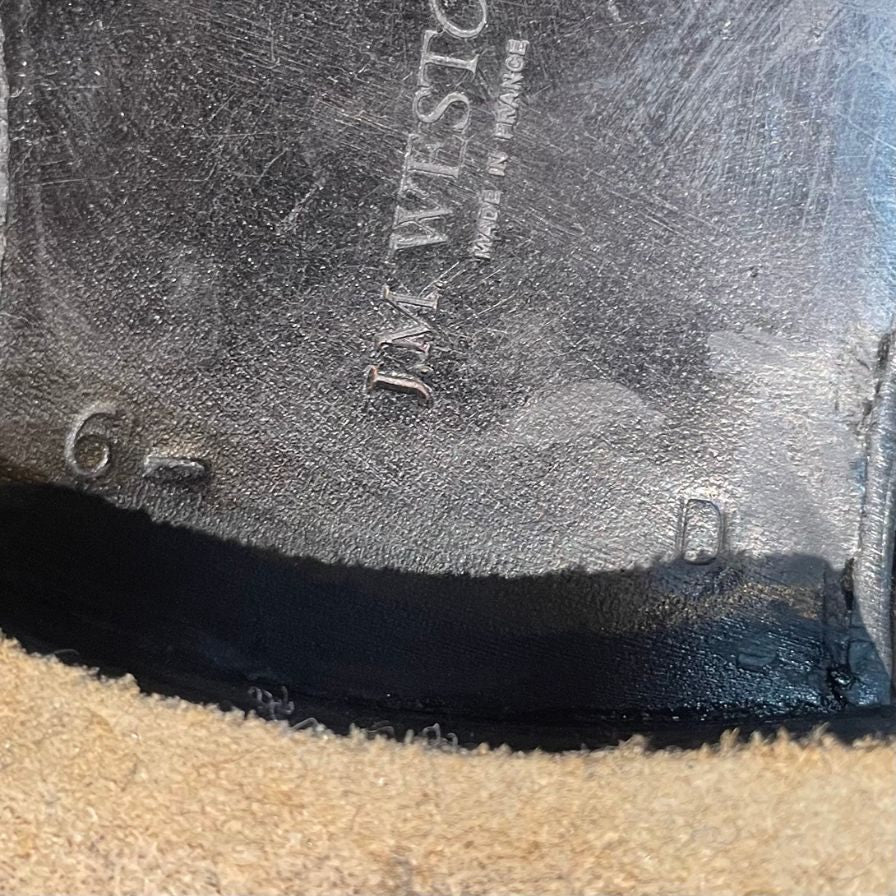 【J.M.WESTON】ジェイエムウエストン 471 ブーツ カーフ ブラック(黒) サイズ 6.5D ラスト