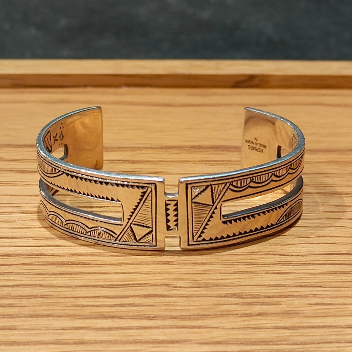 【HERMES Accessory】エルメス バングル トゥアレグ T4 シルバー925 ユニセックス 腕まわり18.0cm