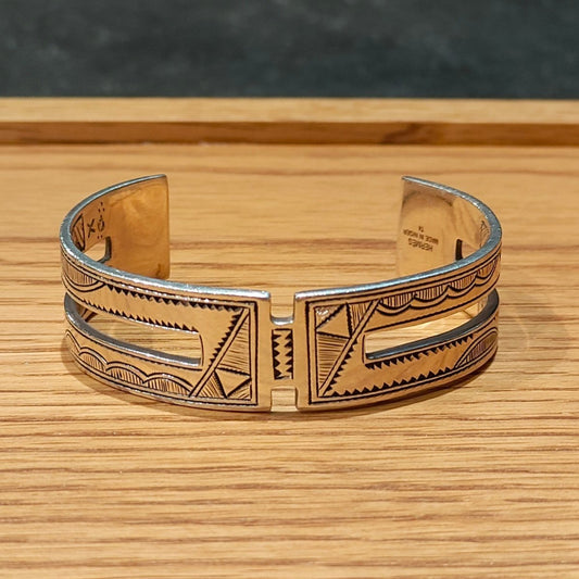 【HERMES Accessory】エルメス バングル トゥアレグ T4 シルバー925 ユニセックス 腕まわり18.0cm