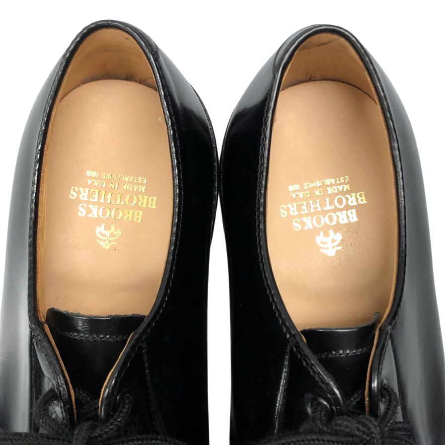 【Brooks Brothers】ブルックスブラザーズ 00069 ビジネスシューズ カーフ ブラック(黒) サイズ US7.5 ラスト