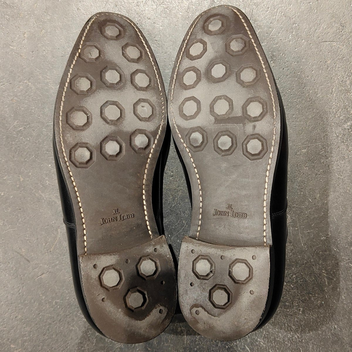 【JOHN LOBB】ジョンロブ シティ2 ストレートチップ カーフ ブラック サイズUK5.5E 7000ラスト参考定価¥228,800-