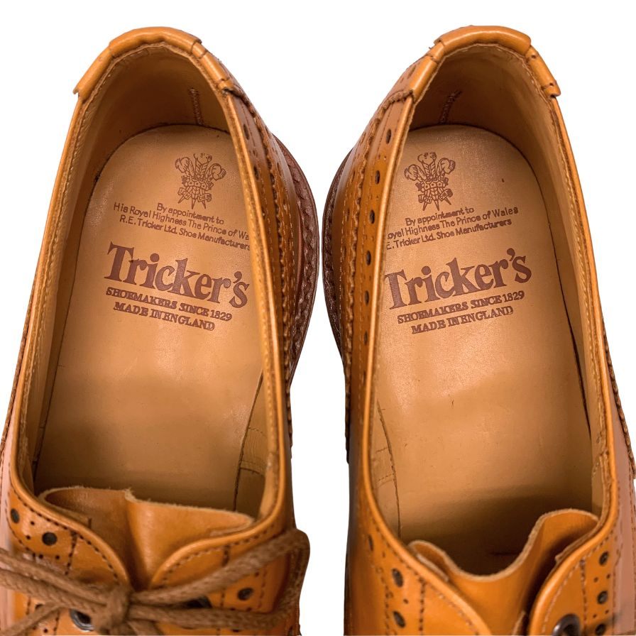 【Tricker’s】トリッカーズ M5633 ビジネスシューズ ウイングチップ ブラウン(茶系) サイズ 9.5 ラスト