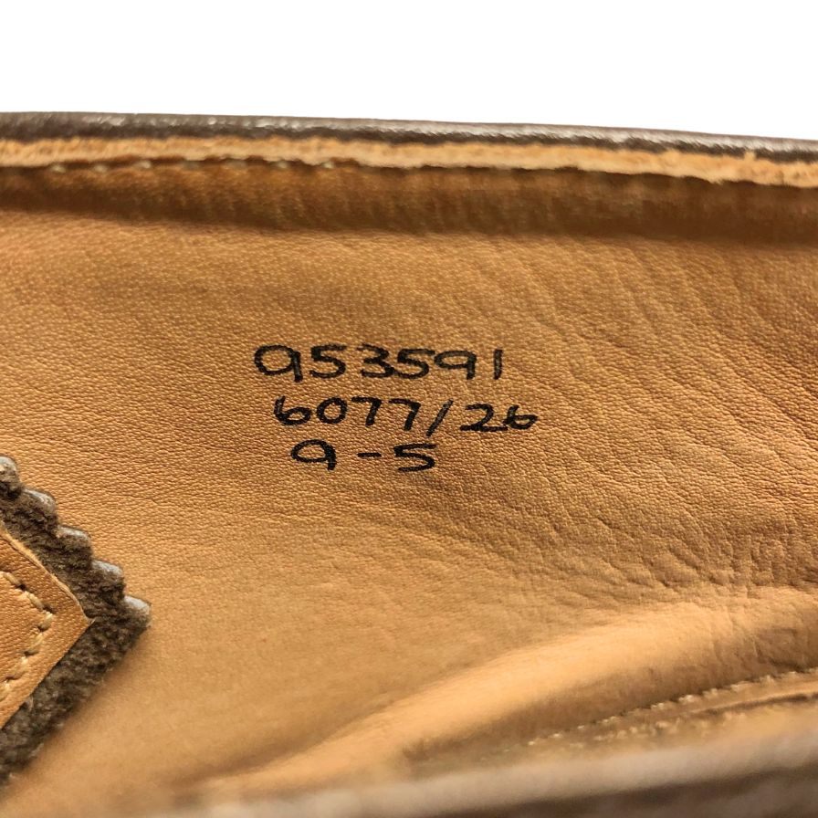 【Tricker's】トリッカーズ 6077 モンキーブーツ レースアップブーツ レザー ブラウン サイズUK9