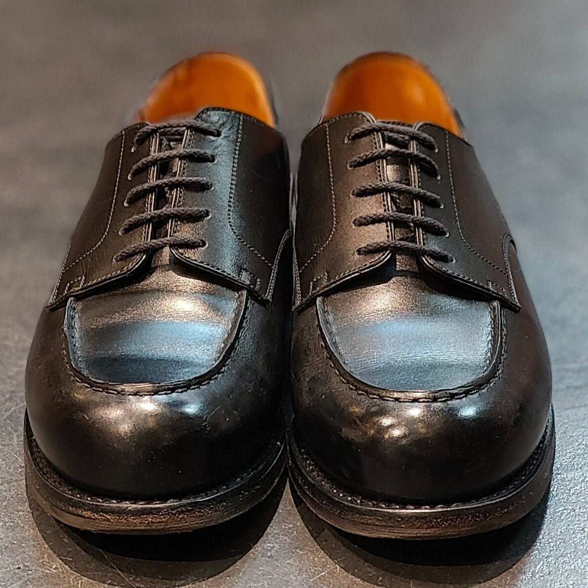 極美品 【J.M.WESTON】ジェイエムウエストン 641 ゴルフ Uチップ カーフ ブラック サイズ UK5.5E 31ラスト 定価¥168,300-