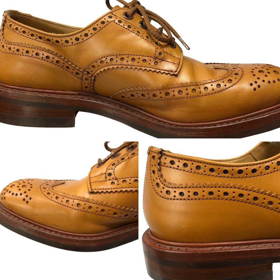 【Tricker`s】トリッカーズ M5633 ビジネスシューズ バートン ベージュ サイズ 8 ラスト