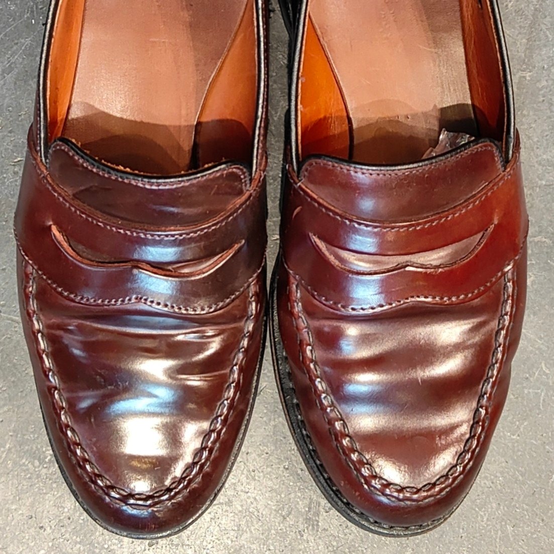 【Allen Edmonds】アレンエドモンズ 4976 パニーローファー コードバン バーガンディ サイズ US7D