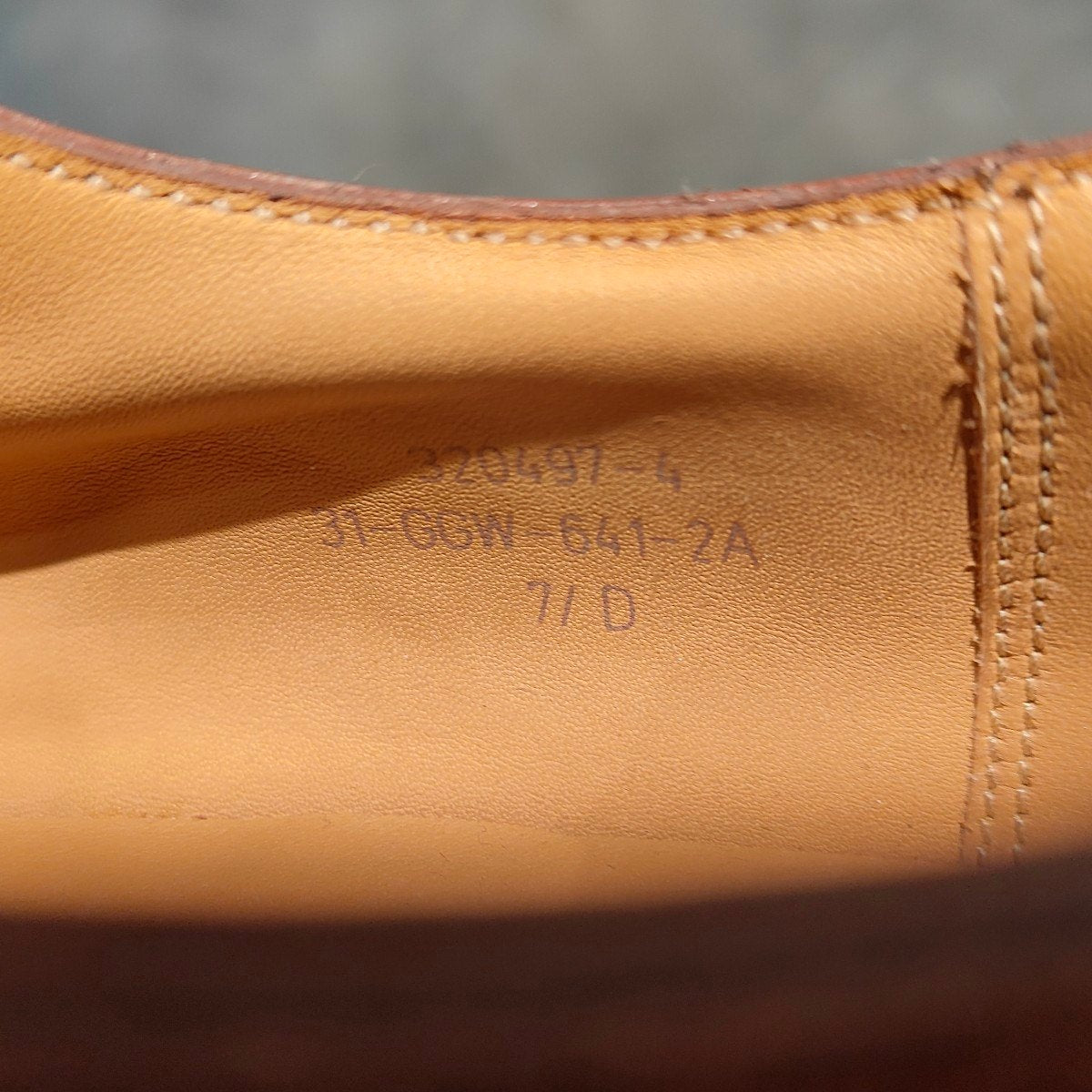 希少 新品未使用 【J.M.WESTON】ジェイエムウエストン 641 ゴルフ Uチップ コードバン コニャック サイズ UK7.5D 31ラスト