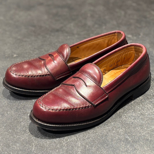 【ALDEN】オールデン ペニーローファー 6736  カーフ バーガンディ  サイズ US6.5D バンラスト