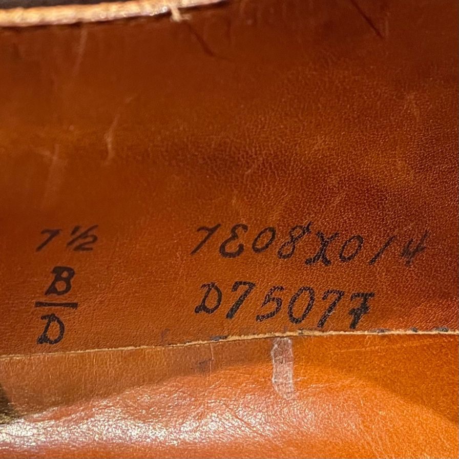 【ALDEN】オールデン D7507F ビジネスシューズ コードバン ブラウン(茶系) サイズ UK7.5D プラザラストラスト